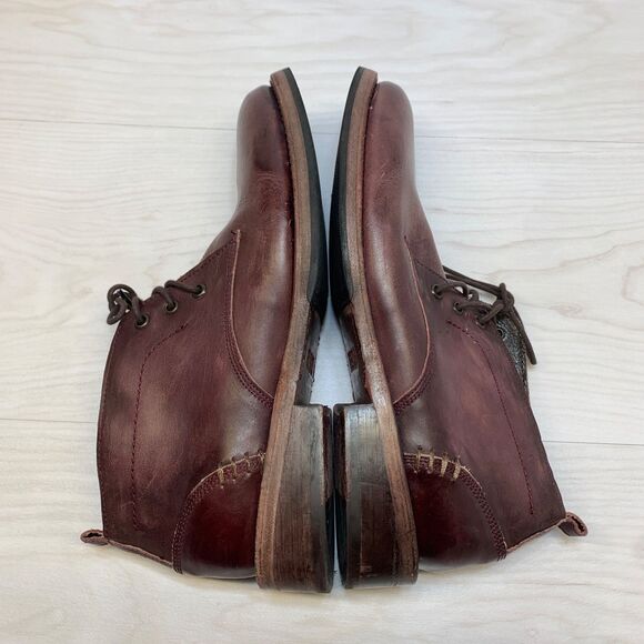 Freebird McCoy Brown Cognac Leather Shoes‎ Chukka Boots Size 10 Business Luxury main image 5